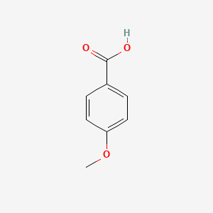 4-Methoxybenzoic acid chemical structure (CAS 100-09-4)