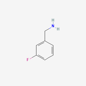 (3-Fluorophenyl)methanamine chemical structure (CAS 100-82-3)
