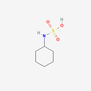 Cyclohexylsulfamic acid chemical structure (CAS 100-88-9)