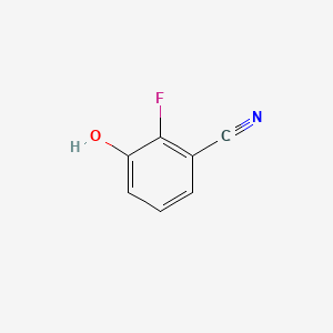 2-Fluoro-3-hydroxybenzonitrile chemical structure (CAS 1000339-24-1)