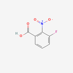 3-Fluoro-2-nitrobenzoic acid chemical structure (CAS 1000339-51-4)
