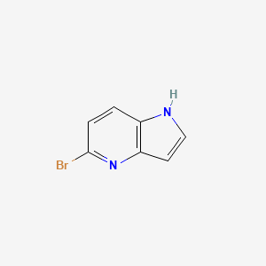 5-Bromo-1H-pyrrolo[3,2-b]pyridine chemical structure (CAS 1000341-51-4)