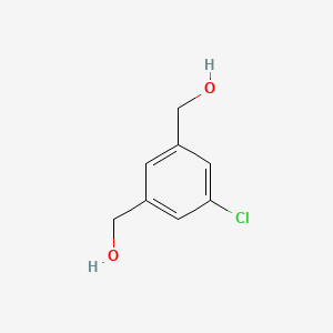 (5-Chloro-1,3-phenylene)dimethanol chemical structure (CAS 1000342-26-6)
