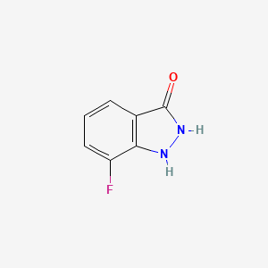 7-Fluoro-1H-indazol-3-ol chemical structure (CAS 1000342-29-9)