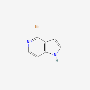 4-Bromo-1H-pyrrolo[3,2-c]pyridine chemical structure (CAS 1000342-68-6)