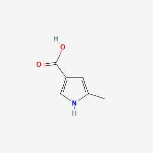 5-Methyl-1H-pyrrole-3-carboxylic acid chemical structure (CAS 100047-52-7)