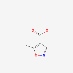 Methyl 5-methylisoxazole-4-carboxylate chemical structure (CAS 100047-54-9)
