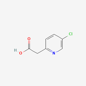 2-(5-Chloropyridin-2-yl)acetic acid chemical structure (CAS 1000522-43-9)