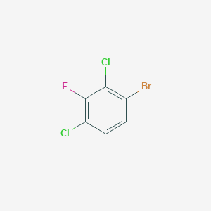 2,4-Dichloro-3-fluorobromobenzene chemical structure (CAS 1000573-15-8)