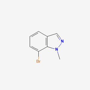 7-Bromo-1-methylindazole chemical structure (CAS 1000576-59-9)
