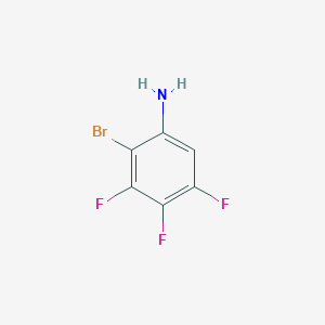 2-Bromo-3,4,5-trifluoroaniline chemical structure (CAS 1000577-24-1)