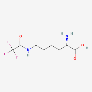 (S)-2-Amino-6-(2,2,2-trifluoroacetamido)hexanoic acid chemical structure (CAS 10009-20-8)