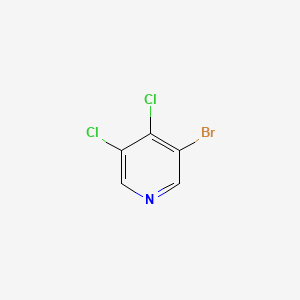 3-Bromo-4,5-dichloropyridine chemical structure (CAS 1001056-83-2)