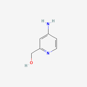 4-Amino-2-(hydroxymethyl)pyridine chemical structure (CAS 100114-58-7)