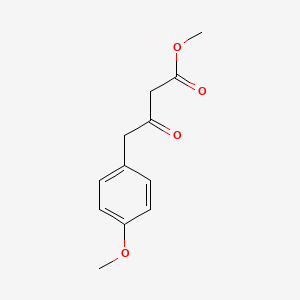 Methyl 4-(4-methoxyphenyl)-3-oxobutanoate chemical structure (CAS 100117-84-8)
