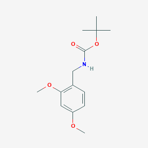 tert-Butyl (2,4-dimethoxybenzyl)carbamate chemical structure (CAS 1001181-01-6)