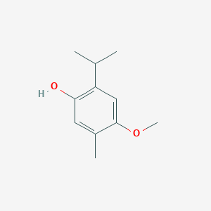 2-Isopropyl-4-methoxy-5-methylphenol chemical structure (CAS 10012-48-3)