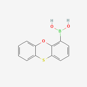 Phenoxathiin-4-ylboronic acid chemical structure (CAS 100124-07-0)