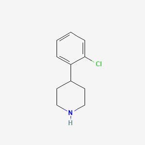 4-(2-Chlorophenyl)piperidine chemical structure (CAS 100129-35-9)