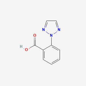 2-(2H-1,2,3-Triazol-2-yl)benzoic acid chemical structure (CAS 1001401-62-2)