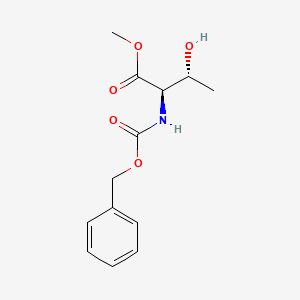 (2R,3R)-Methyl 2-(((benzyloxy)carbonyl)amino)-3-hydroxybutanoate chemical structure (CAS 100157-53-7)