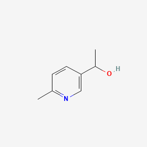 5-(1-Hydroxyethyl)-2-methylpyridine chemical structure (CAS 100189-16-0)