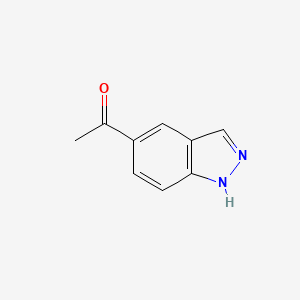 1-(1H-Indazol-5-yl)ethanone chemical structure (CAS 1001906-63-3)