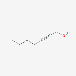 Hept-2-yn-1-ol chemical structure (CAS 1002-36-4)
