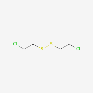 1,2-Bis(2-chloroethyl)disulfane chemical structure (CAS 1002-41-1)