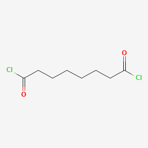 Suberoylchloride chemical structure (CAS 10027-07-3)