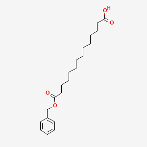 14-(Benzyloxy)-14-oxotetradecanoic acid chemical structure (CAS 100286-82-6)
