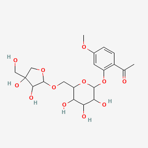 Apiopaeonoside chemical structure (CAS 100291-86-9)