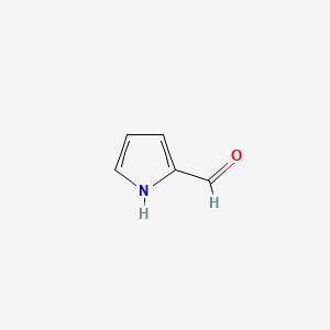 1H-Pyrrole-2-carbaldehyde chemical structure (CAS 1003-29-8)