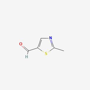 2-Methylthiazole-5-carbaldehyde chemical structure (CAS 1003-60-7)