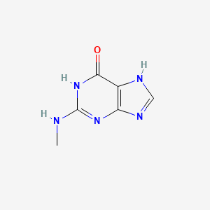 2-(Methylamino)-1H-purin-6(7H)-one chemical structure (CAS 10030-78-1)