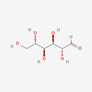 (2R,3R,4S,5S)-2,3,4,5,6-Pentahydroxyhexanal chemical structure (CAS 10030-80-5)