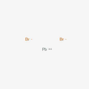 Lead(II) bromide chemical structure (CAS 10031-22-8)