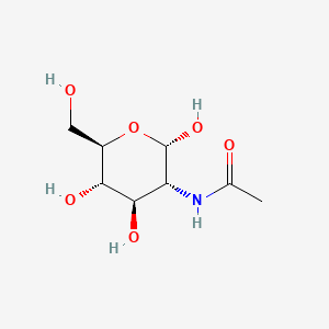 N-((2S,3R,4R,5S,6R)-2,4,5-Trihydroxy-6-(hydroxymethyl)tetrahydro-2H-pyran-3-yl)acetamide chemical structure (CAS 10036-64-3)