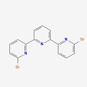 6,6''-Dibromo-2,2':6',2''-terpyridine chemical structure (CAS 100366-66-3)