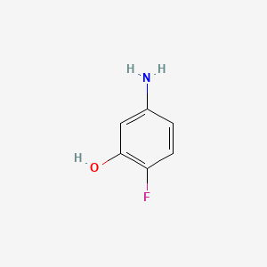 5-Amino-2-fluorophenol chemical structure (CAS 100367-48-4)
