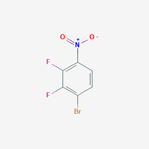 2,3-Difluoro-4-bromonitrobenzene chemical structure (CAS 1003708-24-4)