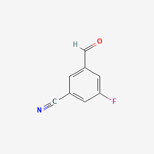 3-Fluoro-5-formylbenzonitrile chemical structure (CAS 1003708-42-6)