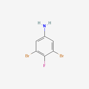 3,5-Dibromo-4-fluoroaniline chemical structure (CAS 1003709-35-0)