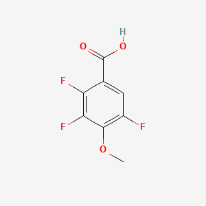 4-Methoxy-2,3,5-trifluorobenzoic acid chemical structure (CAS 1003709-67-8)