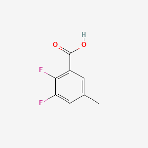 2,3-Difluoro-5-methylbenzoic acid chemical structure (CAS 1003709-96-3)