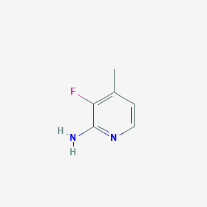 3-Fluoro-4-methylpyridin-2-amine chemical structure (CAS 1003710-35-7)