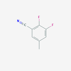 2,3-Difluoro-5-methylbenzonitrile chemical structure (CAS 1003712-18-2)