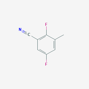 2,5-Difluoro-3-methylbenzonitrile chemical structure (CAS 1003712-20-6)