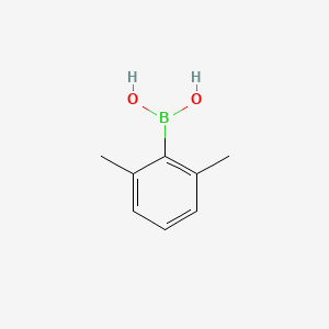 (2,6-Dimethylphenyl)boronic acid chemical structure (CAS 100379-00-8)