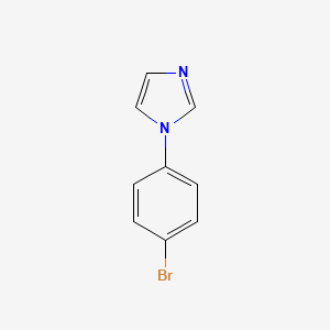 1-(4-Bromophenyl)imidazole chemical structure (CAS 10040-96-7)